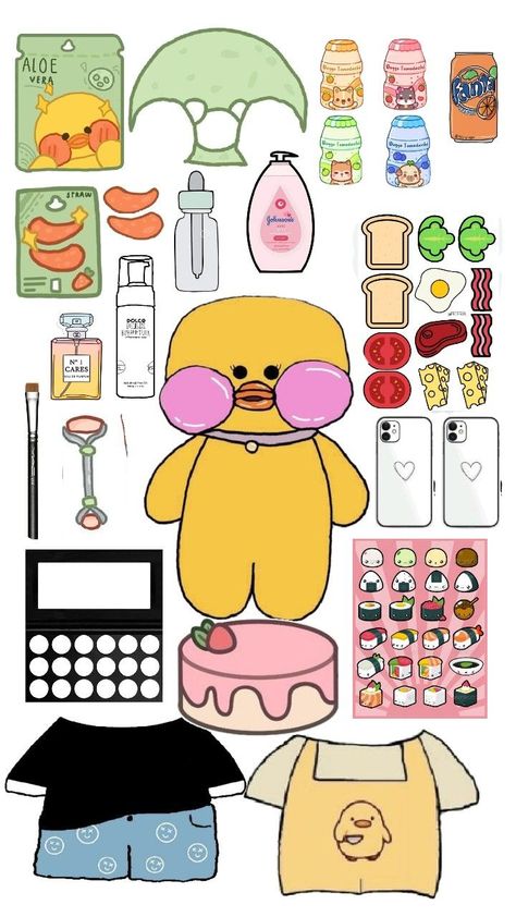 Papel Duck, Paper Ducks, Duck Crafts, Free Printable Paper Dolls, Easy Disney Drawings, Paper Doll Printable Templates, Paper Duck, Needle Felted Cat, Paper Dolls Clothing