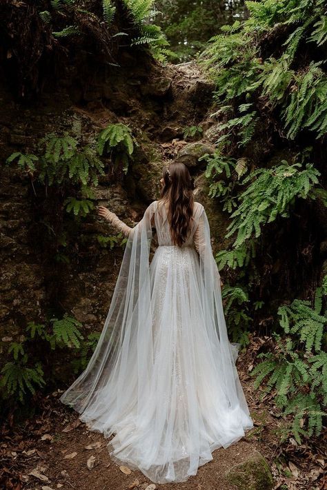 Forest Wedding Gown, Nature Themed Wedding Dress, Princess Fiona Wedding Dress, Woodland Fairy Wedding Dress, Fae Wedding Dress, Woodsy Wedding Dress, Mystical Wedding Dress, Cottagecore Wedding Aesthetic, Forest Gown