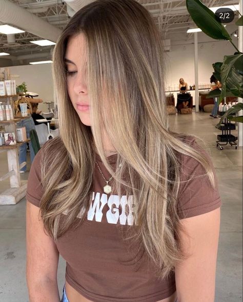 Hombre Hair Brown To Blonde, Brush Light Hair, Brown Hair Dyed Blonde, Blonde Light Brown Hair, Balyage Hair, Hair Color Streaks, Brunette Hair With Highlights, Brown Hair With Blonde Highlights, Brown Hair Balayage