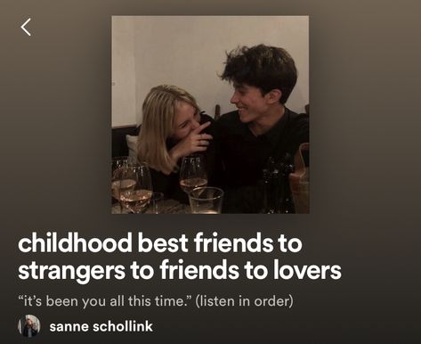 From Strangers To Friends To Lovers, Childhood Best Friends To Lovers Aesthetic, Lovers To Strangers Aesthetic, Friends To Lovers Playlist, Best Friends To Strangers, Friends To Strangers To Lovers, Childhood Best Friends Aesthetic, Childhood Friends Aesthetic, Best Friends To Lovers Aesthetic