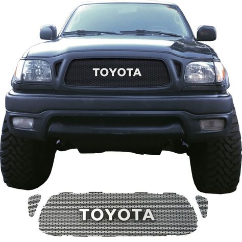 1st Gen Tacoma, Tacoma Grill, Custom Toyota Tacoma, Toyota Tacoma Bumper, Taco Ideas, Tacoma Bumper, Toyota Emblem, 2002 Toyota Tacoma, Tacoma Toyota