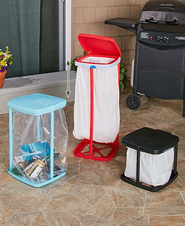 Make the Portable Expandable Trash Bag Holder the perfect size for your needs in seconds. It's ideal for campsites, picnics, traveling and more. You can adjust Trash Bag Holder, Garbage Bag Holder, Neat Gadgets, Decorative Storage Bins, Pvc Projects, Bag Holders, Unique Storage, Pop Up Camper, Lakeside Collection