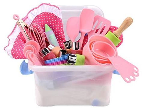 Kids Baking, Kids Cooking, Ladies Style, Cooking Set, Baking With Kids, Baking Set, Baking Supplies, Cooking With Kids, Storage Case