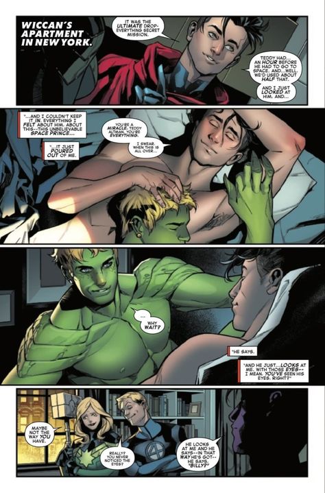 Pride Comics, Billy And Teddy, Marvel Pride, Max Goofy, Wiccan Marvel, Marvel Young Avengers, Gay Comics, Young Avengers, Adventure Couple