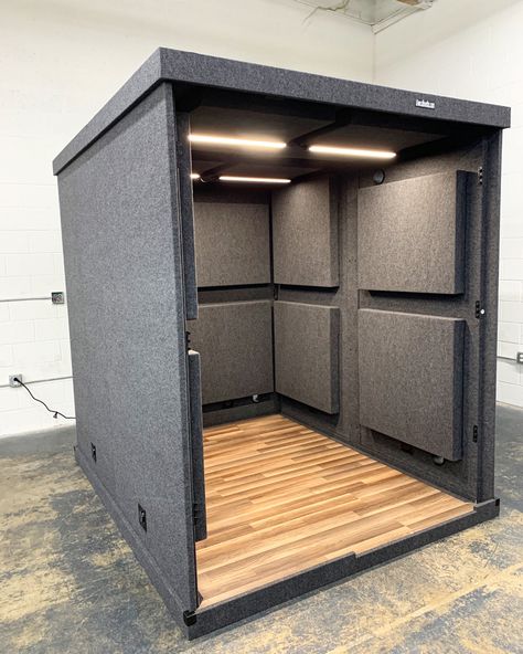 Vocal Booth, Pvc Vocal Booth, Shipping Container Recording Studio, Portable Vocal Booth, Mobile Studio Recording, Mobile Recording Studio, Recording Studio Furniture, Music Room Design, Home Recording Studio Setup