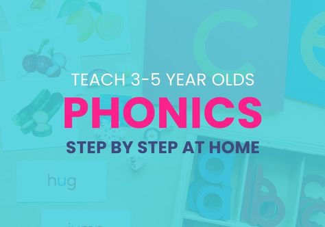 How To Teach Phonics At Home Step By Step Phonics Step By Step, How To Teach Phonics, Daycare Lesson Plans, Teach Phonics, Montessori Method, Montessori Lessons, Phonemic Awareness Activities, Phonics Instruction, Nonsense Words