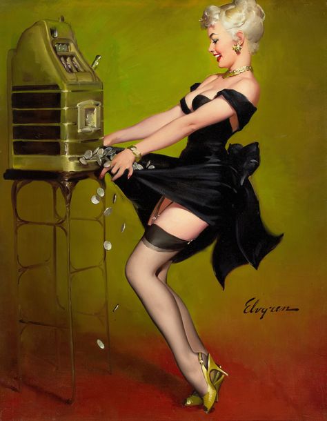 Moda Pin Up, Stile Pin Up, Arte Pin Up, Pin Up Illustration, Pinup Vintage, Pin Up Vintage, Gil Elvgren, Pin Up Girl Vintage, Pin Up Posters