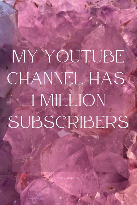 1000 Youtube Subscribers Aesthetic, Manifesting Youtube Channel, Youtube Million Subscribers, Rich Youtuber Aesthetic, Youtube 1 Million Subscribers, Youtube Followers Aesthetic, Youtube Fame Aesthetic, Manifest Youtube Success, Youtube Success Affirmations