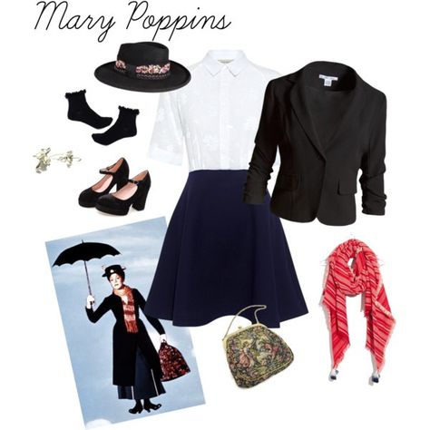 Mary Poppins Disneybound Disneybound Outfits, Disney Bounding, Disney Bound Outfits, Mary Poppins, Inspired Outfits, Outfit Inspirations, Fashion Dresses, Disney, Dresses