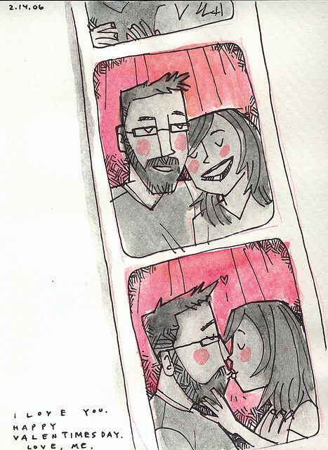 photobooth sketch. <3 Photobooth Illustration, Photo Booth Drawing, Photobooth Drawing, Notes For Friends, Photo Booth Design, Prismacolor Art, Photobooth Pictures, Happy Valentines Day Card, Cartoon Photo