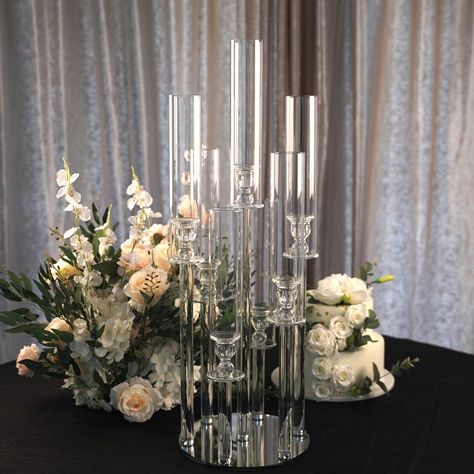 Candles Package, Practical Wedding Gifts, 25 Number, Pillar Candle Decor, Decorative Pillars, 7 Number, Glass Candelabra, Crystal Candelabra, Gold Candle Holders