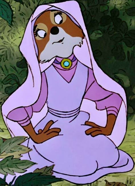 Maid Marian (Robin Hood) (c) 1973 Walt Disney Animation Studios Maid Marian Cosplay, Maid Marian Aesthetic, Maid Marian Disney, Robin Hood Maid Marian, Disney Icon, Disney+ Icon, Disney Au, Robin Hood Disney, Maid Marian