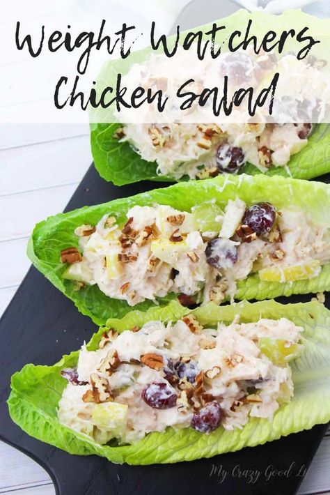 Weight Watchers Chicken Salad, Healthy Chicken Salad Sandwich, Chicken Salad With Grapes, Rotisserie Chicken Salad, Weight Watchers Chicken, Healthy Chicken Salad, Weight Watchers Chicken Recipes, Chicken Salad Sandwich, Easy Lunch Recipes