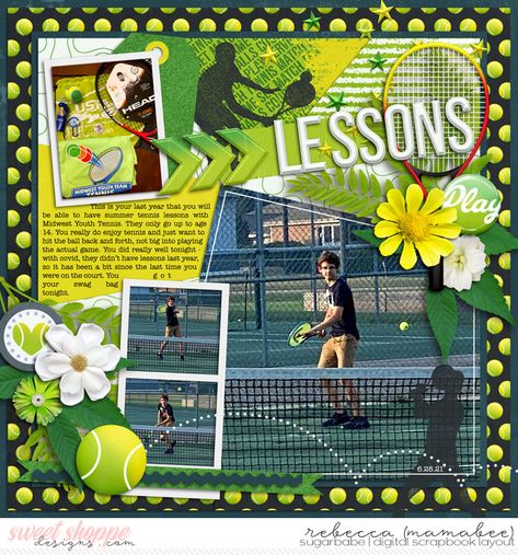 2021_6_28-first-night-of-tennis-cschneider-HP317pg2 Tennis Yearbook Page, Tennis Yearbook Headlines, Tennis Senior Posters, Senior Day Posters Tennis, Tennis Scrapbook Layouts, Running Scrapbook Layouts, Scrapbook 2024, Game Set Match, Tennis Lessons