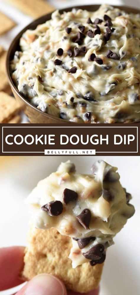 Good Party Food, Make Cookie Dough, Sweet Dip, Cold Appetizer, Sweet Appetizer, Cookie Dough Dip, Sweet Dips, Easy Dessert Recipe, Finger Foods Easy