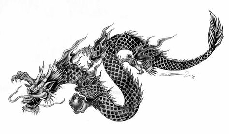 Chinese Dragon Drawing, Asian Dragon Tattoo, Chinese Dragon Art, Small Dragon Tattoos, Dragon Tattoo Art, Chinese Dragon Tattoos, Dragon Tattoo For Women, Japanese Dragon Tattoos, Chinese Tattoo