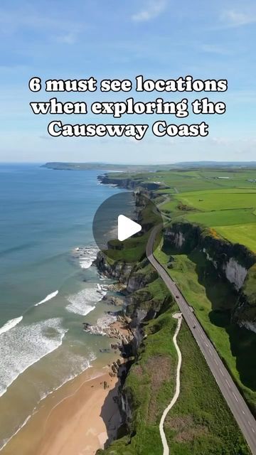 Mark Rowan / Northern Ireland Traveller on Instagram: "6 Must visit locations when exploring the causeway coastal Route
.
1 - Dunluce castle 
2 - Carrick-a-rede rope Bridge
3 - Magracross Viewing Platforms
4 - Dark Hedges
5 - Mussenden Temple
6 - Whiterocks Beach and Caves Portrush
.
.
#causewaycoast #causeway #causewaycoastalroute #northcoast #northernireland #ireland #dunlucecastle #carrickarederopebridge #carrickarede #darkhedges #gameofthrones #got #whiterockbeach #portrush #mussendentemple #irish #northernireland #ireland #norniron" Mussenden Temple, Dunluce Castle, Rope Bridge, Dark Hedges, Airplane Mode, North Coast, Belfast, Northern Ireland, Hedges