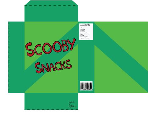 Scooby Snacks Cartoon, Diy Scooby Snacks, Scooby Snacks Box Diy, Diy Scooby Doo Birthday Party Ideas, Scooby Doo Logo, Scooby Snax, Scooby Doo Party, Scooby Doo Snacks, Shaggy And Velma