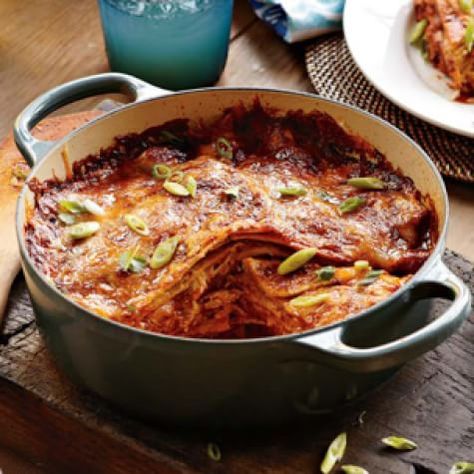 Layer Chicken, Cheese Enchiladas, Chicken Enchilada Casserole, Dutch Oven Cooking, Dutch Oven Recipes, Enchilada Casserole, Three Cheese, Enchilada Recipes, Camp Cooking