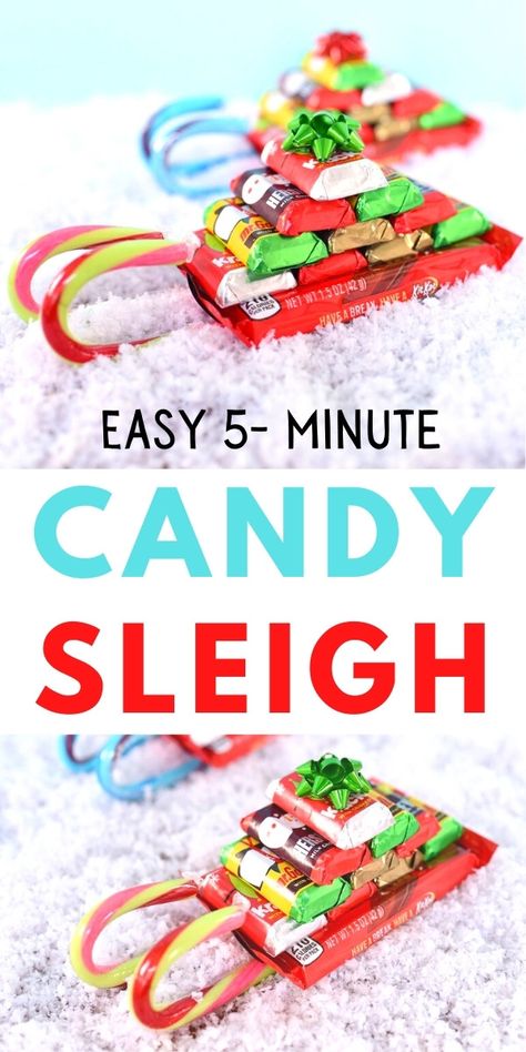 Northpole Breakfast, Book Hacks, Candy Sleighs, Christmas Candy Crafts, Candy Sleigh, Write Book, Candy Cane Sleigh, Christmas Goodie Bags, Candy Cane Crafts