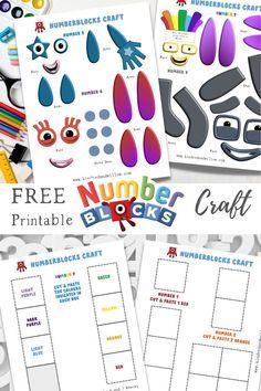 Have a little Numberblocks fan? So do I! I created this printable activity to help little ones learn their numbers, practice counting and make their favourite Numberblocks characters at the same time! Number Block Party, Numberblocks Birthday, Block Birthday Party, Number Blocks, British Tv Series, Pre K Activities, World Party, Block Craft, Birthday Board