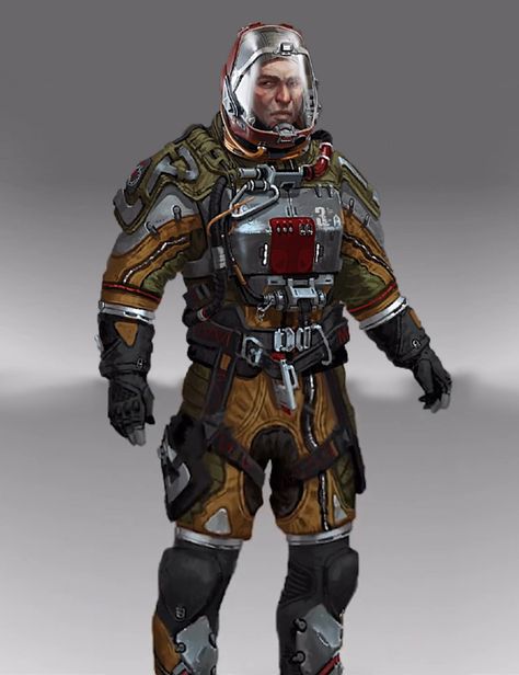 Spacer Armor Art - Starfield Art Gallery Starfield Armor, Starfield Concept Art, Starfield Art, Space Soldier, Military Science Fiction, Armor Clothing, Sci Fi Fashion, Planets And Moons, Space Marines