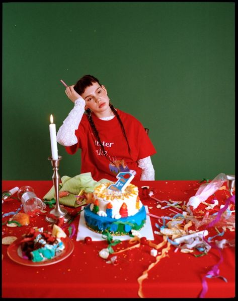 Confetti, Editorial, Birthday Cake, Candles, Cake, Birthday