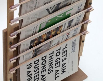 The Newspaper Stand - Creative Process Journal Creative Process Journal, Newspaper Display, Newspaper Art And Craft, Process Journal, Newspaper Storage, Newspaper Rack, Craft Shelves, Newspaper Stand, Newspaper Holder