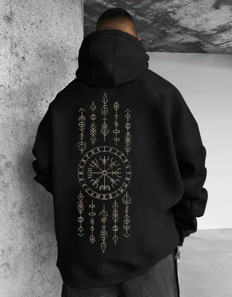 Viking - Not all who wander are lost Hoodie Logo Design Ideas, Streetwear Hoodie Design, Savage Logo, Norse Clothing, Bjj Jiu Jitsu, Oversized Clothes, Logo Game, Sweatshirts Men, Clothes Art