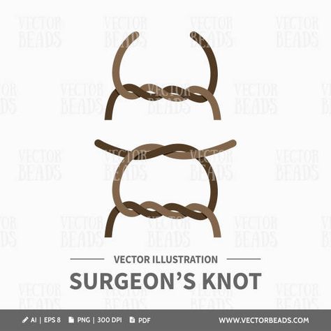 Surgeons Knot, Types Of Knots, Survival Knots, Knots Guide, Bracelets Beads, Knots Diy, Rope Knots, Making Bracelets, Jewelry Knots