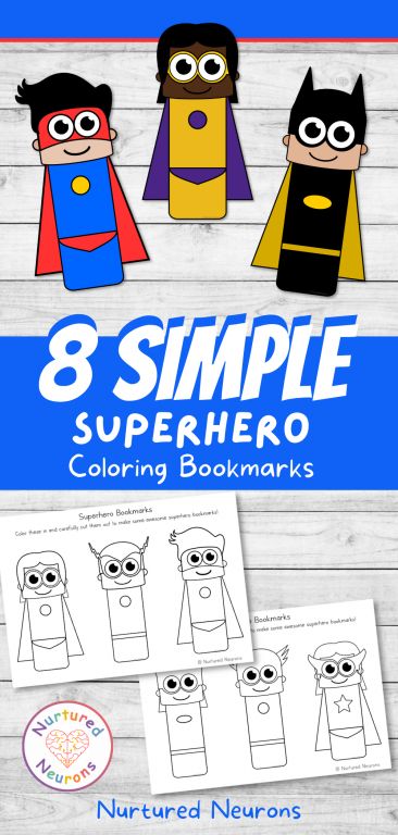 Super Hero Projects, Hero Crafts Preschool, Super Hero Crafts For Kids, Super Hero Crafts, Superhero Activities For Kids, Superhero Bookmarks, Design Your Own Superhero, Superhero Template, Superhero Craft