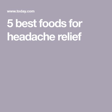 Food For Headaches, Pomegranate Dressing, Cucumber Smoothie, Frequent Headaches, How To Relieve Nausea, Carrot Ginger Soup, Migraine Attack, Migraine Prevention, How To Relieve Headaches