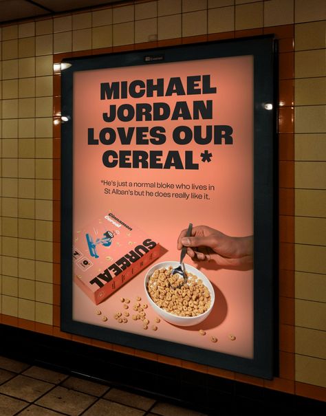 Copywriting Ads, Cereal Brands, Clever Advertising, Logos Ideas, Billboard Design, Publicidad Creativa, Great Ads, Campaign Posters, Best Ads