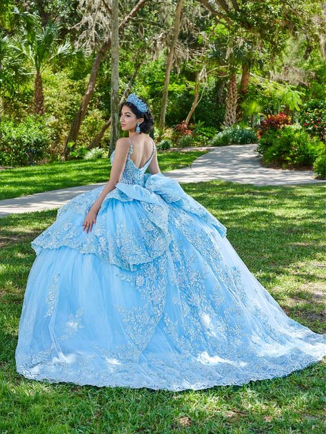 Light blue quinceanera dresses