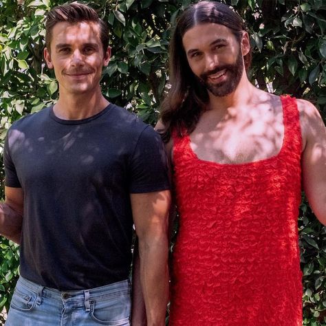 A love that is … or isn't? Queer Eye stars Jonathan Van Ness and Antoni Porowski left fans with many questions when the duo announced on social media that they were finally "partners." Never mind... Antoni Porowski, Jonathan Van Ness, Queer Eye, Friends Moments, Never Mind, Reality Tv Stars, Tv Stars, Reality Tv, What You Think