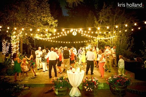 Outdoor Dance Floors, Outdoor Wedding Lighting, Dance Floor Lighting, Wedding Party Photography, Barn Dance, Dance Floor Wedding, Dance Floors, Wedding Photo Gallery, Outdoor Wedding Reception