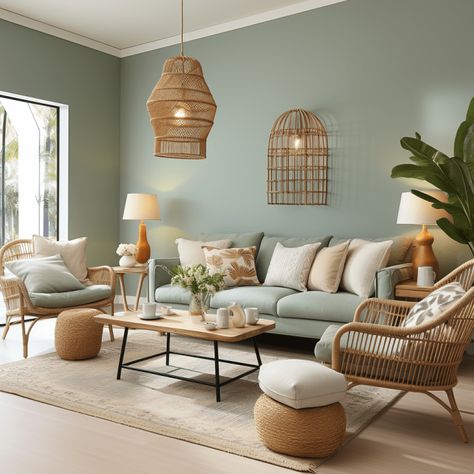 Salon vert d'eau : 15 idées tendances pour un intérieur zen Toca Boca Living Room, Sage Living Room, Ideas Toca Boca, Sage Green Living Room, Living Room Ideas On A Budget, Room Ideas On A Budget, Green Living Room Decor, Latest Living Room Designs, Living Room On A Budget