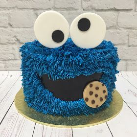 Cookie Monster Smash Cake Pictures, Cookie Monster 1st Birthday Smash Cake, Cookie Monster Birthday Cake, Cookie Monster Smash Cake, Cookie Monster 2nd Birthday Boy, Cookie Monster 1st Birthday Cake, Cake Designs Birthday Kids Boy, Cookie Monster Cakes, Monster Smash Cake