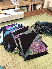 Confessions of a Fabric Addict: Can I Get A Whoop Whoop? A Jewel-Toned Supernova! Charm Square Quilt, Quilting Designs Patterns, Finally Friday, Whoop Whoop, Pattern Hack, Quilt Block Patterns Free, Purple Quilts, Half Square Triangle Quilts, Batik Quilts