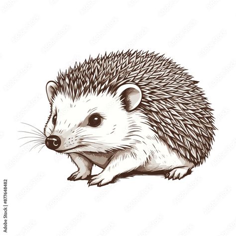 Hand Drawn Cute Hedgehog Illustration Hedgehog Cartoon Drawing, Hedgehog Sketch, African Hedgehog, Hedgehog Clipart, Hedgehog Tattoo, Live Tattoo, Hedgehog Drawing, Painting Journal, Hedgehog Illustration