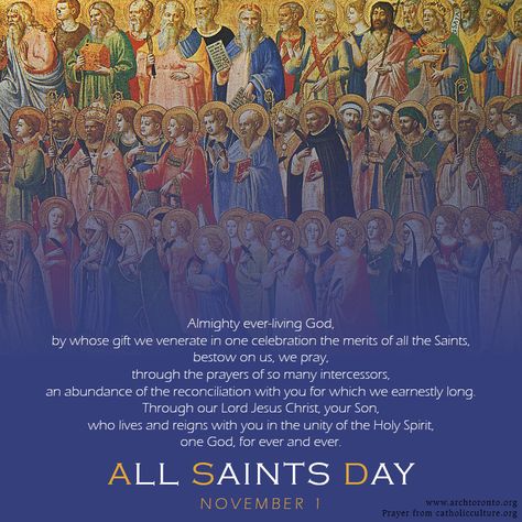 Prayer for the Solemnity of All Saints. All Saints Day Quote, All Saints Day Prayer, Catholic Halloween, Gods Quotes, Black Baby Art, Talking To God, Female Saints, November Quotes, Souls Day