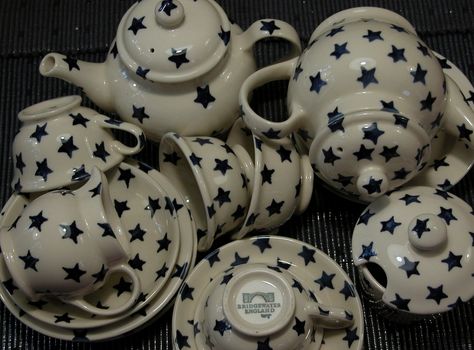 my tiny Blue Stars made by Emma Bridgewater Green Collection, Emma Bridgewater, Blue Stars, Look At The Stars, Love Stars, Star Girl, Blue Star, Bits And Bobs, Star Shape