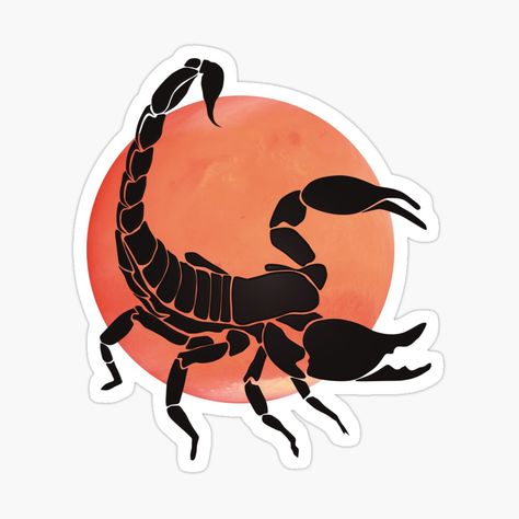 Get my art printed on awesome products. Support me at Redbubble #RBandME: https://www.redbubble.com/i/sticker/Black-Scorpion-Silhouette-Tribal-Scorpio-Zodiac-Sign-by-TMBTM/40787090.EJUG5?asc=u Scorpion Silhouette, Cutout Stickers, Scorpio Art, Astrology Scorpio, Zodiac Sign Designs, Scorpio Zodiac Sign, Planet Mars, Sign Sticker, Scorpio Zodiac