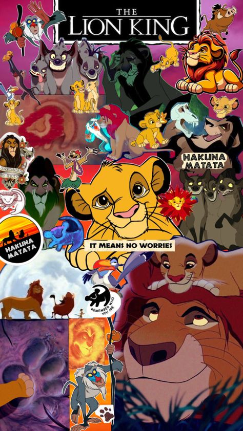 Lion King Collage, The Lion King, The Lion, Lion King, Lion, Collage, Disney