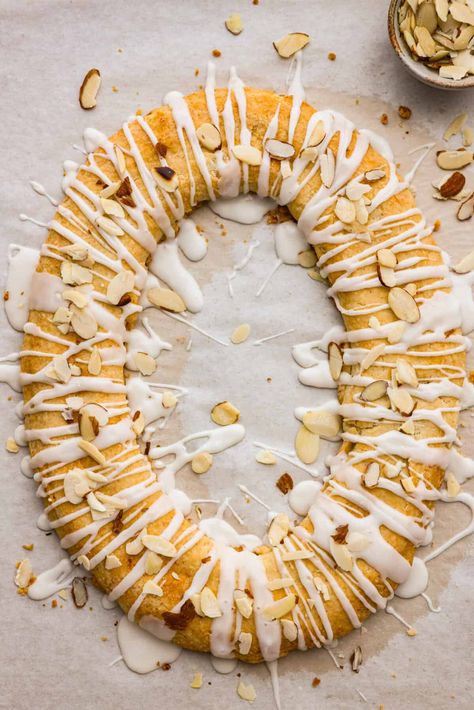 Danish Kringle Recipe, Almond Kringle Recipe, Kringle Pastry, Kringle Recipe, Danish Kringle, Danish Recipes, Cream Cheese Danish, The Recipe Critic, Recipe Critic