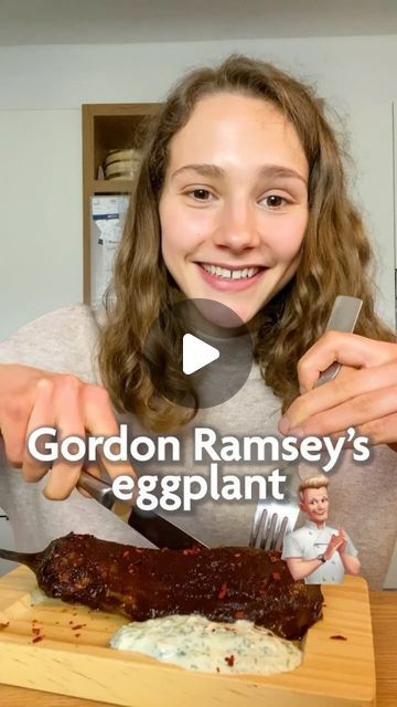 Gordon Ramsay Eggplant Steak Recipe, Eggplant Broccoli Recipes, Healthy Vegan Recipes Videos, Maya Vegan Recipes, Eggplant Recipes Videos, Vegan Aubergine Recipe, Eggplant Vegan Recipes, Eggplant Recipes Vegan, Eggplant Steak