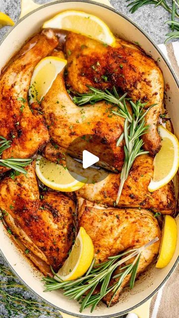 Joanna Cismaru | JoCooks on Instagram: "Craving comfort without the fuss? 🍗 My Baked Chicken Legs recipe is just what you need! Simple ingredients, delicious results, and all with minimal prep. Give it a try tonight and enjoy a stress-free, scrumptious dinner!  Ingredients * 8 chicken legs thigh and drumstick attached * ¼ cup olive oil * 4 cloves garlic minced * 1 tablespoon fresh rosemary finely chopped * 1 tablespoon fresh thyme finely chopped * 1 teaspoon smoked paprika * salt and pepper to taste * 1 lemon cut in wedges * fresh parsley chopped, for garnish  If you’d love to get the direct link to this delicious recipe, simply comment below with the word ‘recipe’ and I’ll send it your way! Or Click the link in my @jocooks bio to get the recipe!! . https://www.jocooks.com/recipes/baked-c Chicken Leg Back Attached Recipes, Chicken Legs With Back Attached Recipes, Breaded Chicken Thighs, Chicken Legs Recipes, Chicken Legs Recipe, Roasted Chicken Legs, Rosemary Recipes, Dinner Ingredients, Baked Chicken Drumsticks