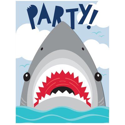 Shark Party Invitations, Fish Party, Shark Themed Party, Birthday 2023, Shark Photos, Fishing Party, Shark Party, Shark Birthday, Party Details