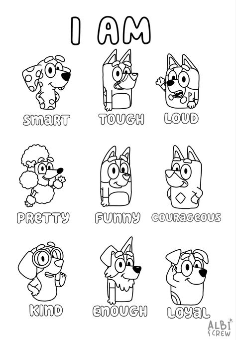 Bluey Colouring Page Free, Potty Coloring Pages, Printable Bluey Coloring Pages, Blue And Bingo Coloring Pages, Bluey Easter Coloring Pages, Bluey Drawing Kids, Bluey Drawing Idea, Bluey Activities For Toddlers, Bluey School Activities