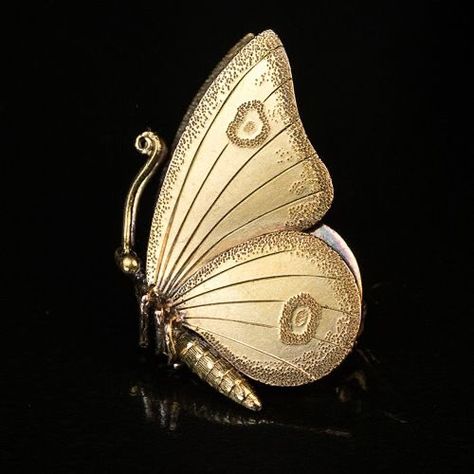 Stylized Butterfly, Victorian Butterfly, Antique Jewelry Victorian, Sorrelli Jewelry, Horse Posters, Beautiful Bugs, Faberge Eggs, Gold Brooch, Victorian Gold